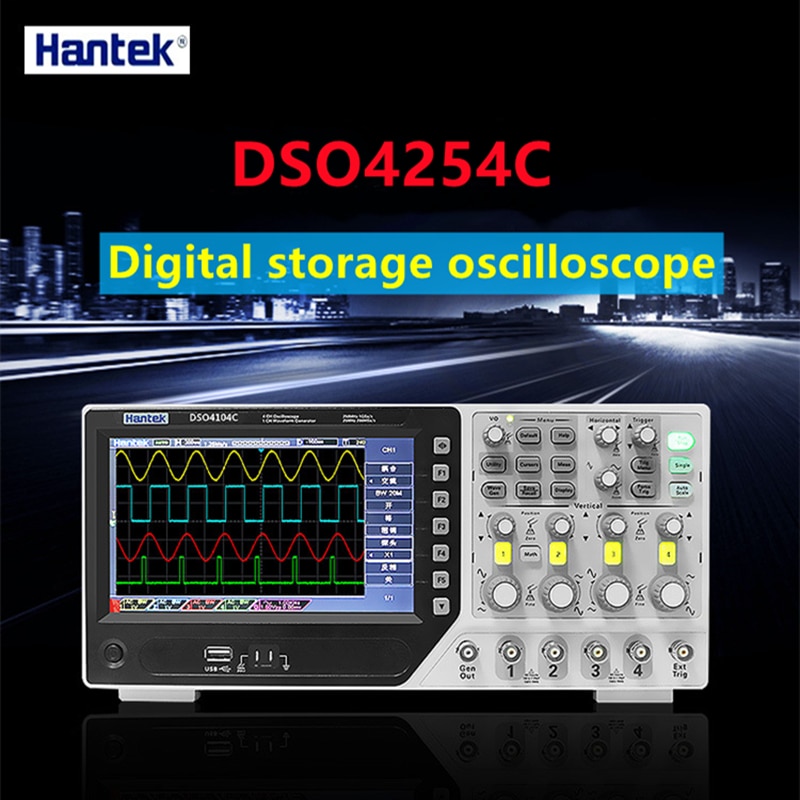Hantek- Ƿν DSO4254C 250MHz 4 ä LCD..